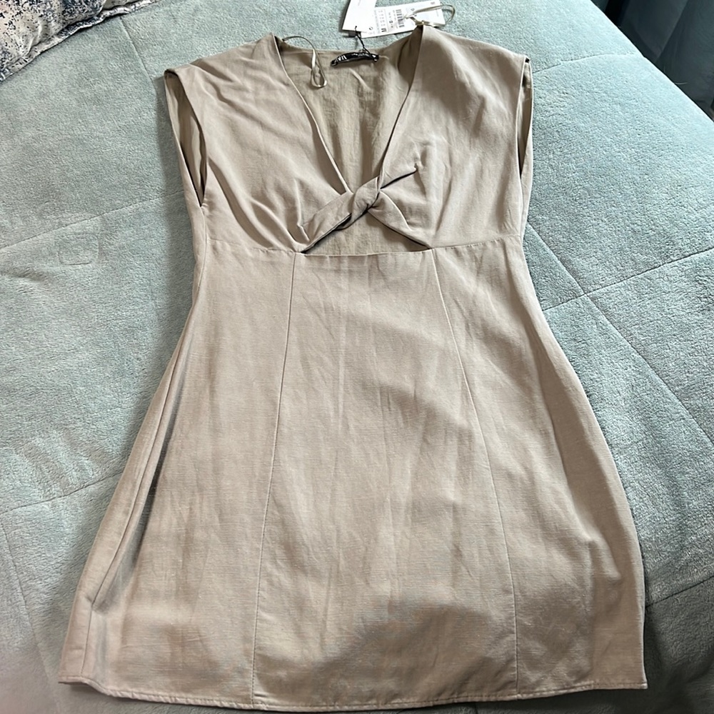 Zara green dress